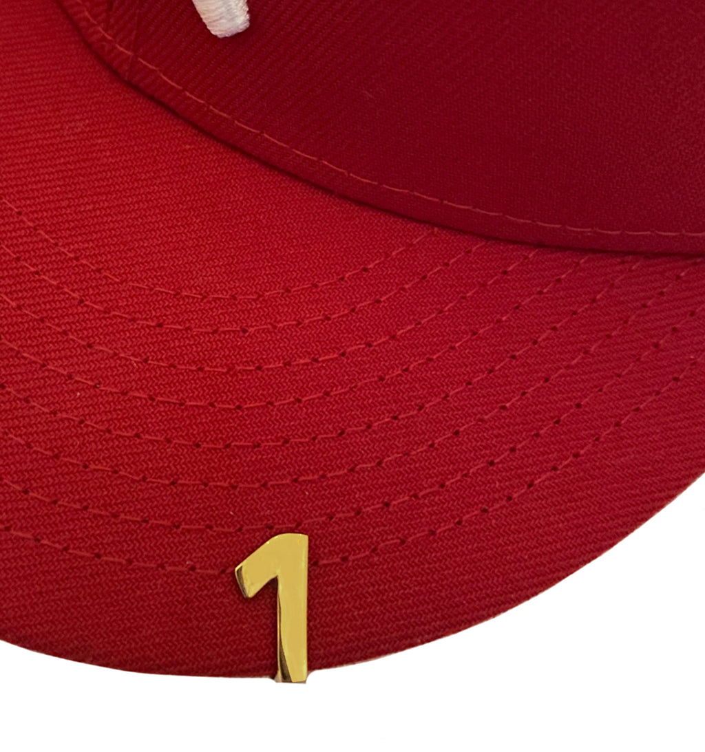 Number "1" Brim Hat Clip