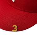 Number "3" Brim Hat Clip
