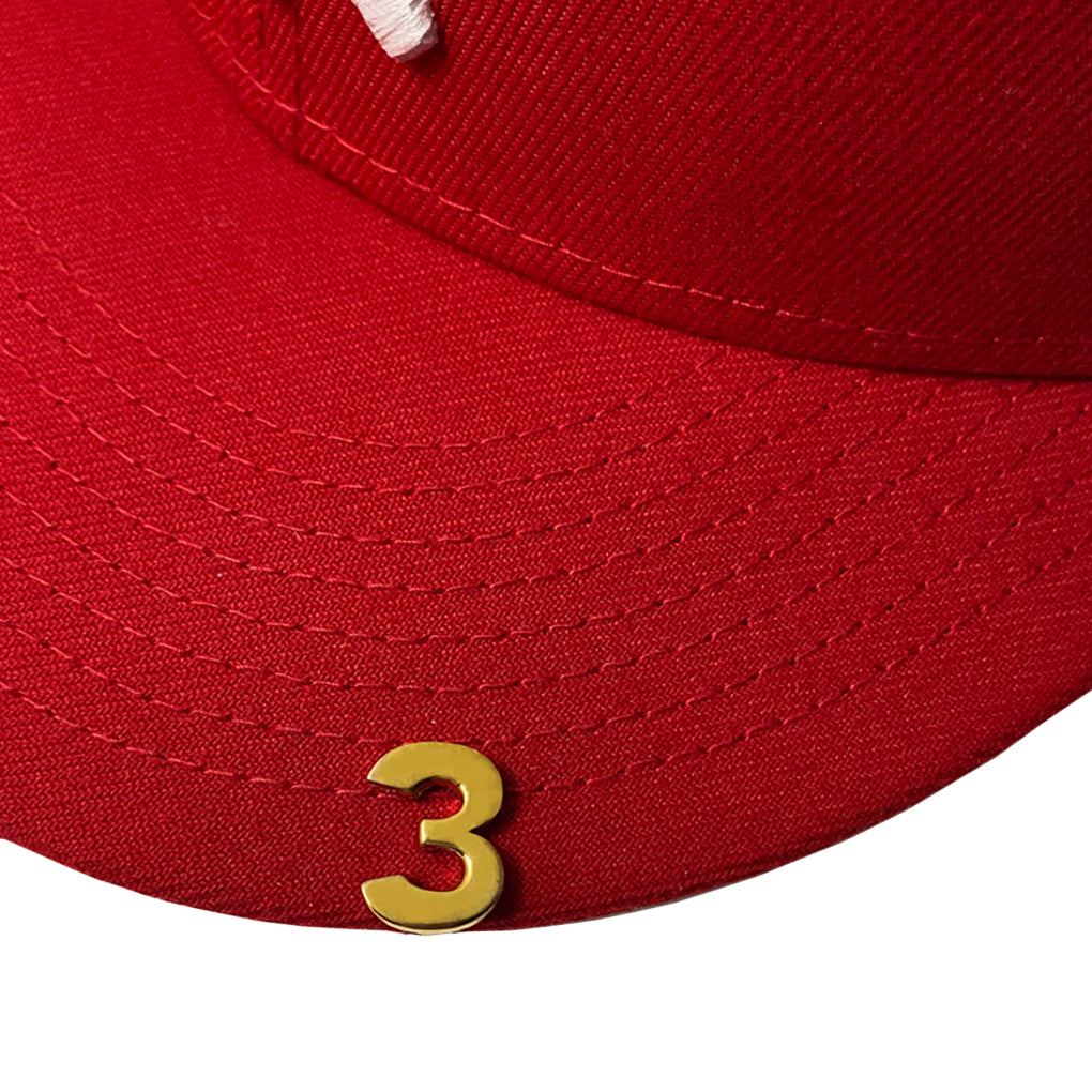 Number "3" Brim Hat Clip
