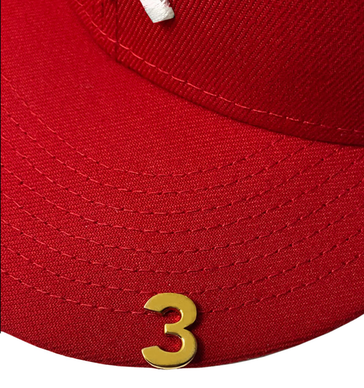 Number "3" Brim Hat Clip