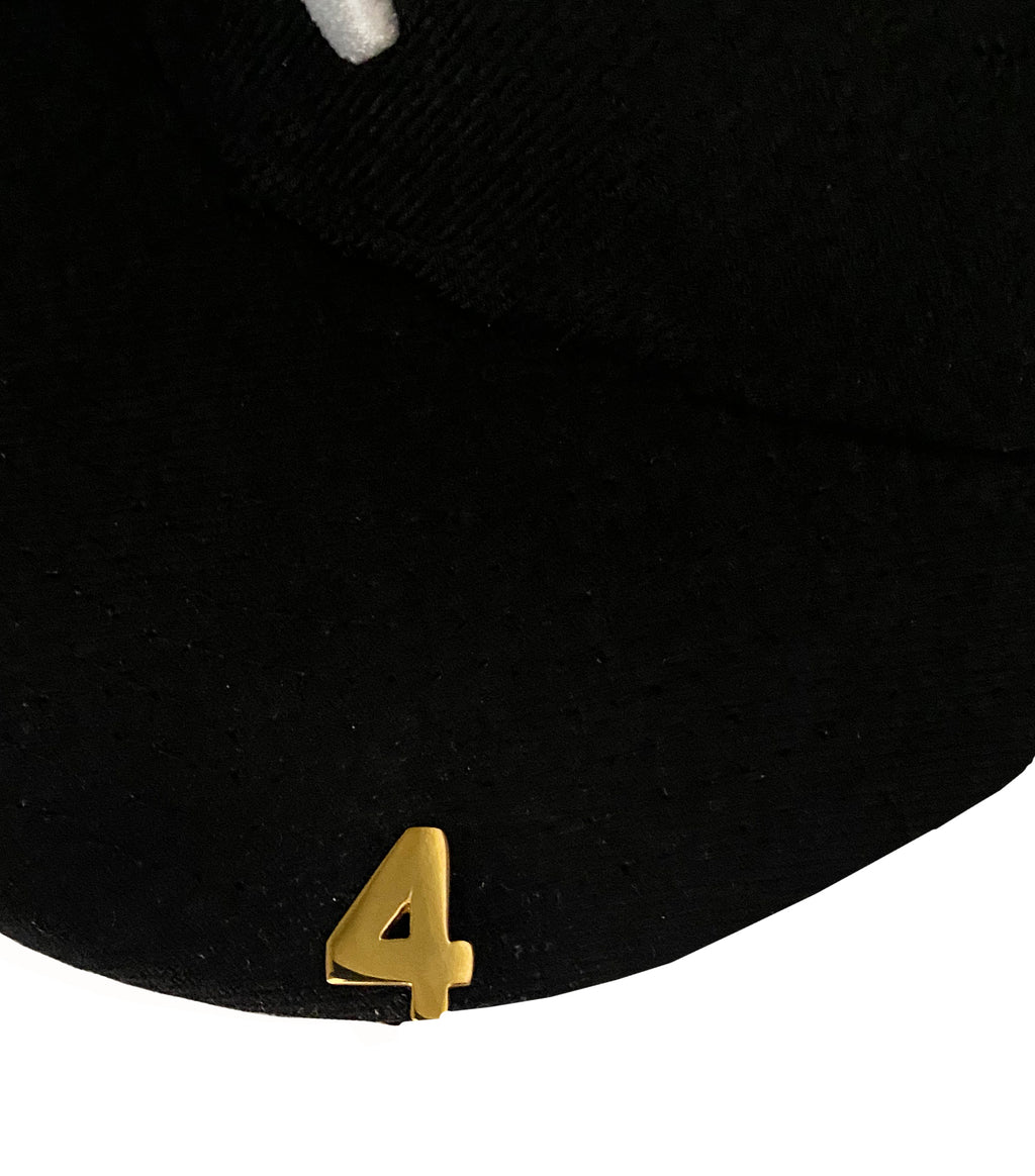 Number "4" Brim Hat Clip