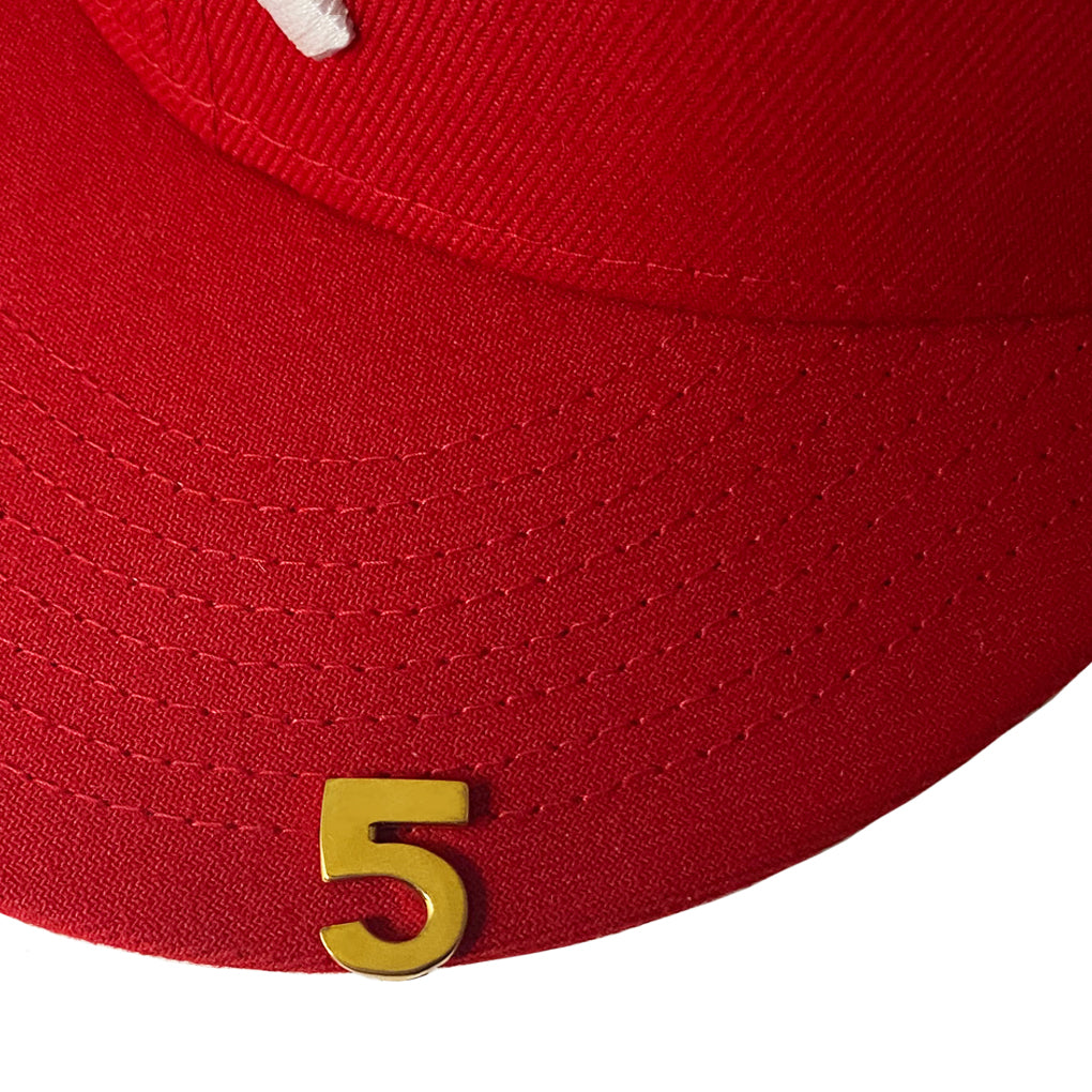Number "5" Brim Hat Clip