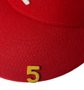 Number "5" Brim Hat Clip