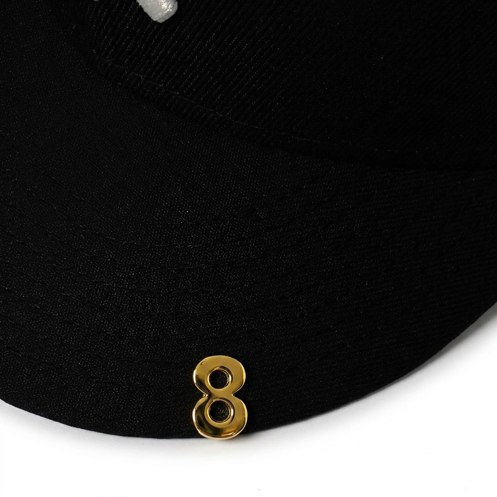 Number "8" Brim Hat Clip