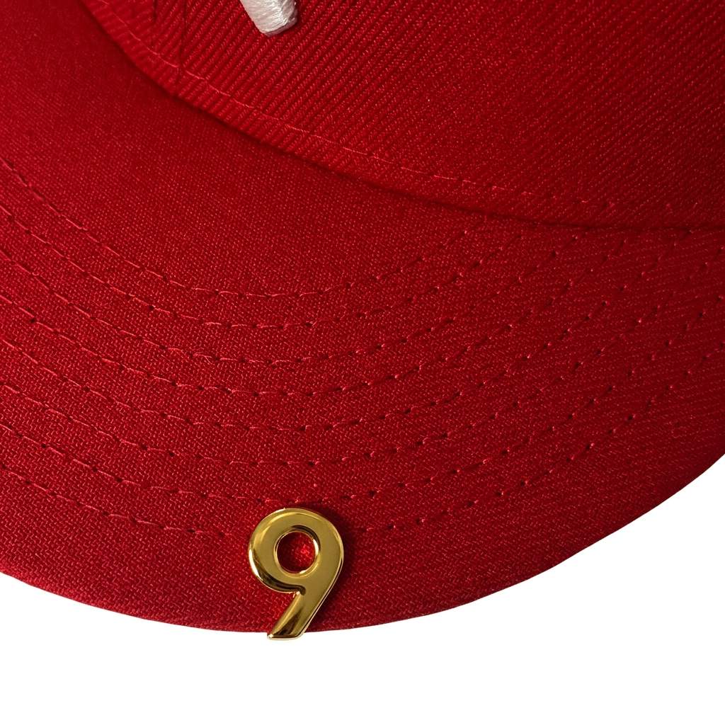 Number "9" Brim Hat Clip