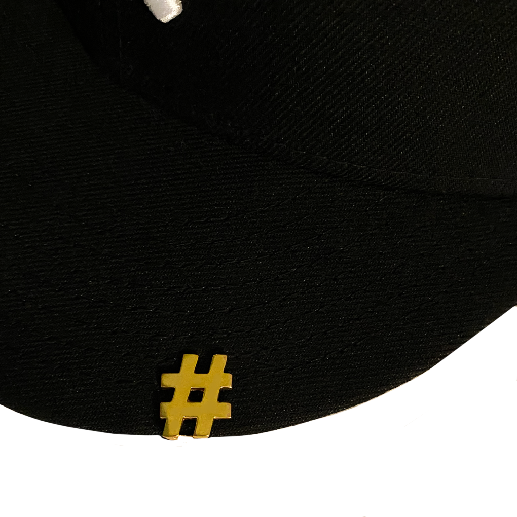 Symbol "#" Brim Hat Clip