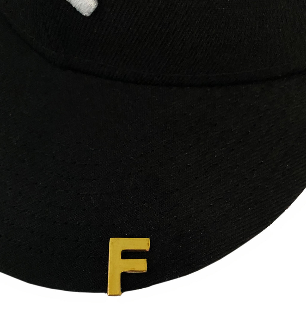 Letter "F" Brim Hat Clip