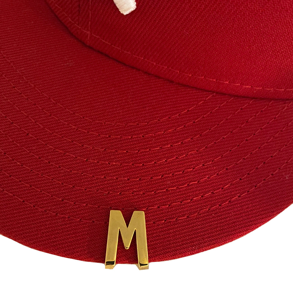 Letter "M" Brim Hat Clip