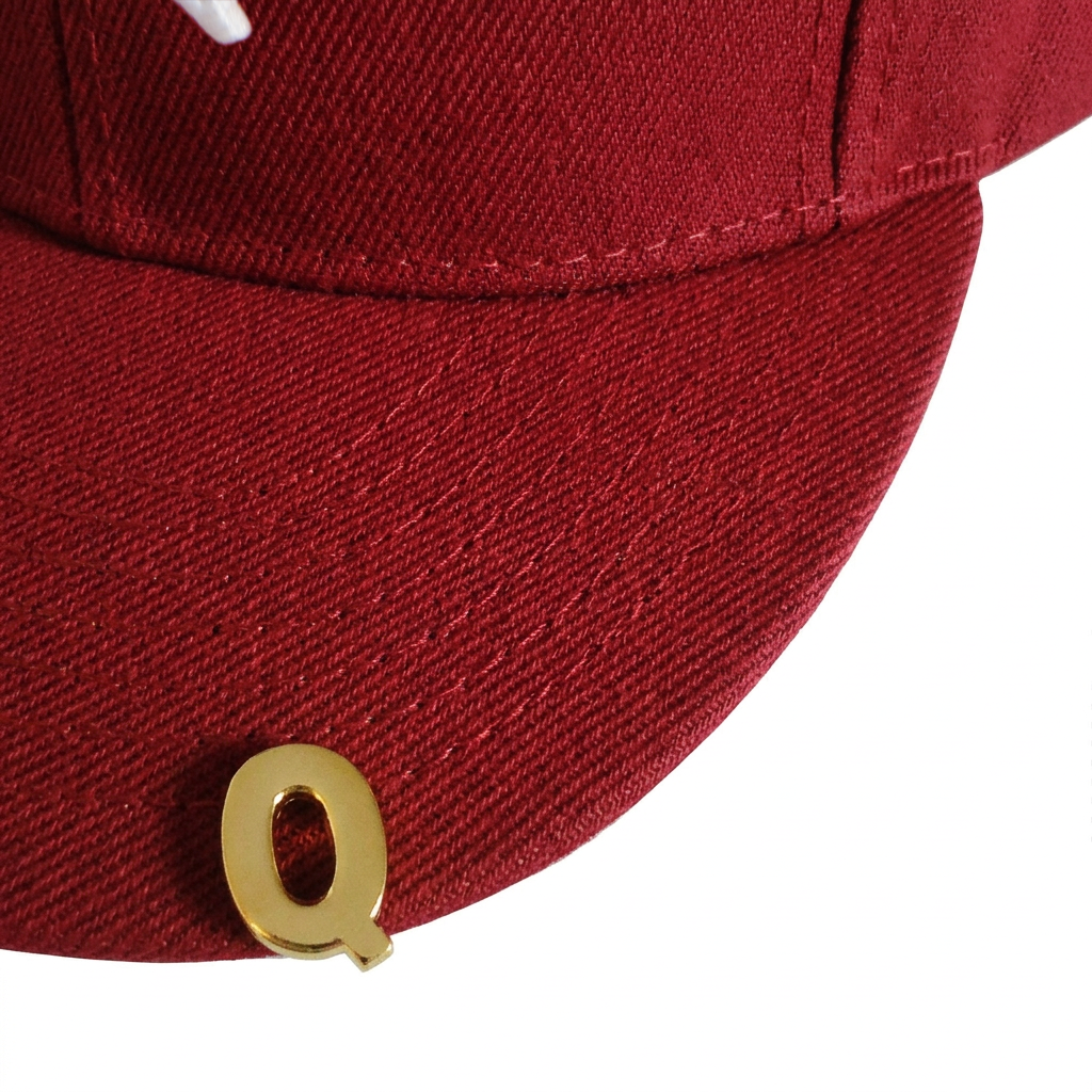 Letter "Q" Brim Hat Clip
