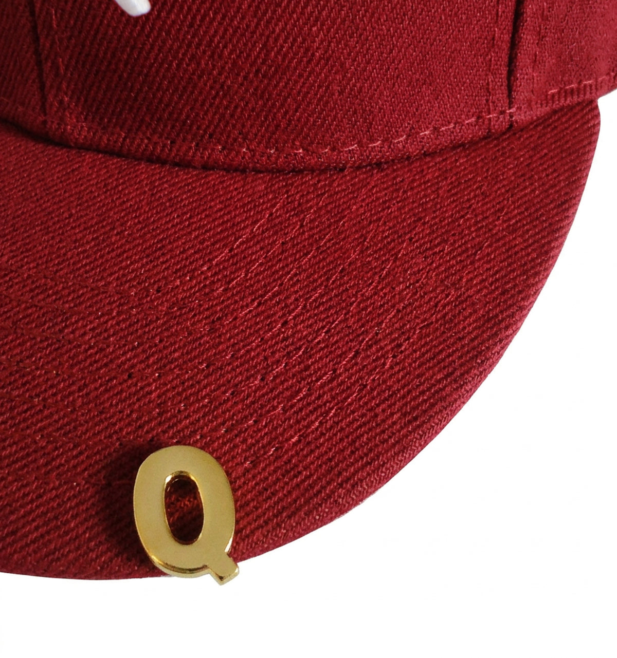 Letter "Q" Brim Hat Clip