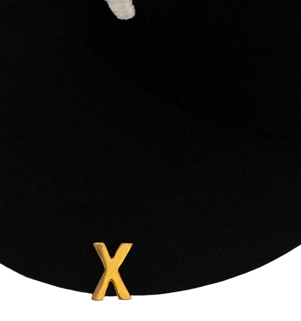 Letter "X" Brim Hat Clip